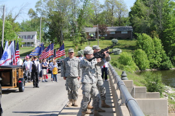 Military with Gun