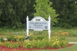 Cambridge Woods sign