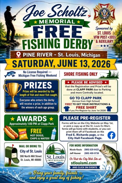 Joe Scholtz Memorial Fishing Derby poster