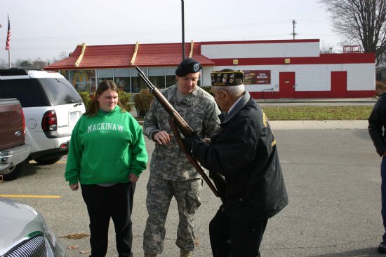 A Person Testing Gun