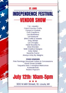 St. Louis Independence Festival Vendor Show flyer.
