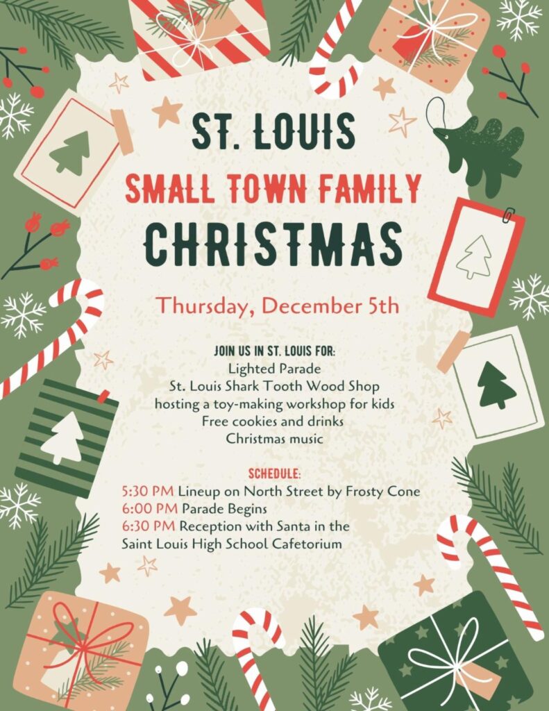 Small Town Family Christmas Parade St Louis MI