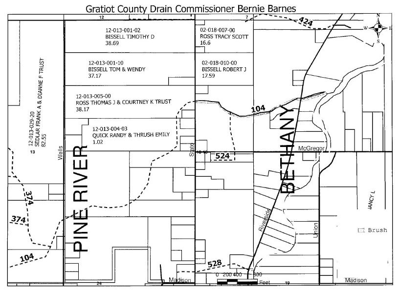 drainage district 104 map1