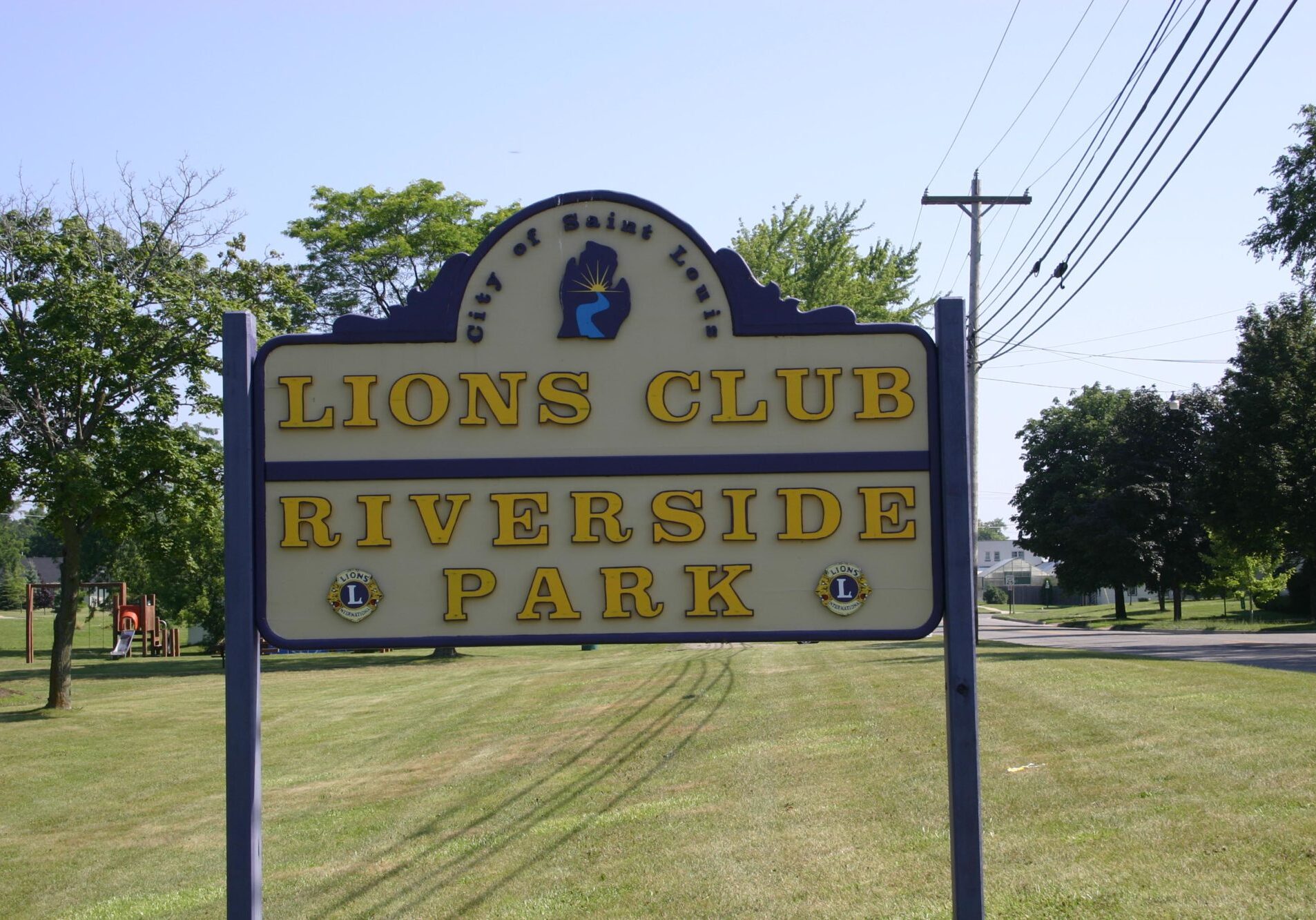 Lions Park Sign